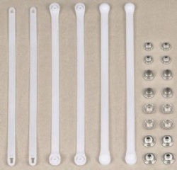 plastic handl and metal earlug for tin can